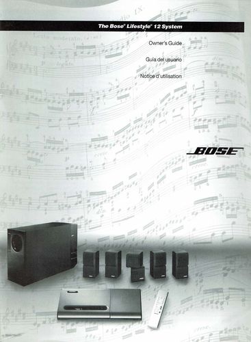 Owner's Manual Bose Lifestyle 12 multilingual