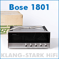 Bose 1801 Solid State Dual Channel Poweramplifier
